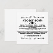 Afstuderen Cadeaus voor Zoon 2024 Inspirerend Cade Kaart (Voorkant / Achterkant)