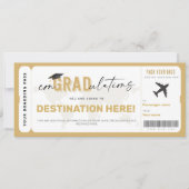 Afstuderen Cadeauset Surprise Boarding Pass Kaart (Voorkant)