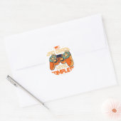 afstuderen cadeautjes jongetje 2e klas leve ronde sticker (Envelop)