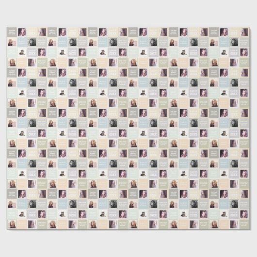 Afstuderen Cadeauverpakking - Aangepast fotopapier Cadeaupapier (Vlak)