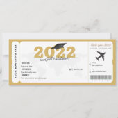 Afstuderen Cadeet Surprise Boarding Pass (Voorkant)