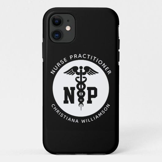 Afstuderen Caduceus, NP-verpleegkundige Case-Mate iPhone Case (Achterkant)