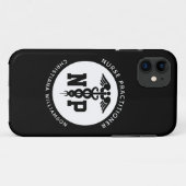 Afstuderen Caduceus, NP-verpleegkundige Case-Mate iPhone Case (Achterkant (horizontaal))