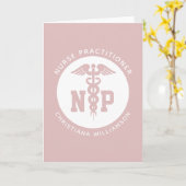 Afstuderen Caduceus, NP-verpleegkundige Kaart (Gele Bloem)