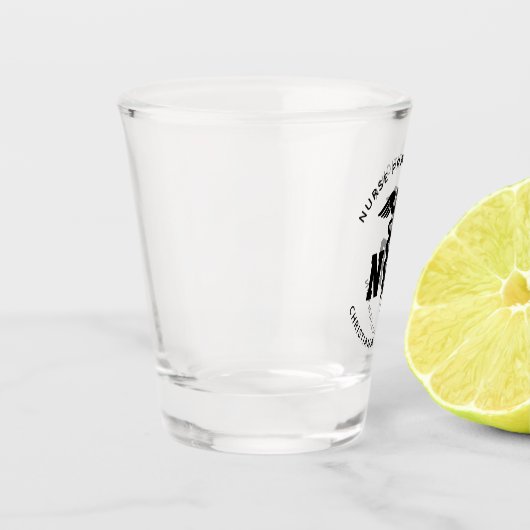 Afstuderen Caduceus, NP-verpleegkundige Shot Glas (Links)