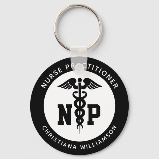 Afstuderen Caduceus, NP-verpleegkundige Sleutelhanger (Voorkant)