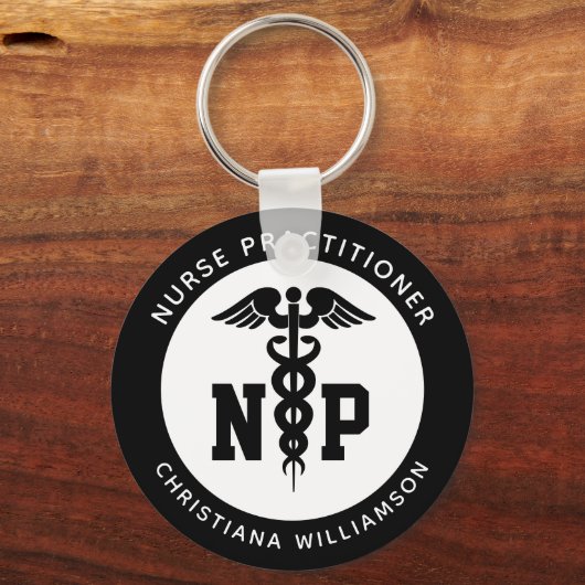 Afstuderen Caduceus, NP-verpleegkundige Sleutelhanger (Voorkant)