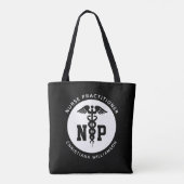 Afstuderen Caduceus, NP-verpleegkundige Tote Bag (Achterkant)