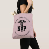 Afstuderen Caduceus, NP-verpleegkundige Tote Bag (Dichtbij)