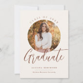 Afstuderen Calligrafie College Foto Afstuderen Kaart (Voorkant)