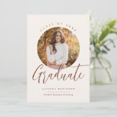 Afstuderen Calligrafie College Foto Afstuderen Kaart (Staand voorkant)