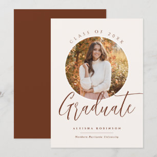 Afstuderen Calligrafie College Foto Afstuderen Kaart