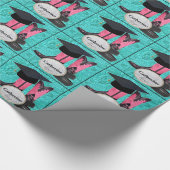 Afstuderen Cap Cowboy Laarzen Belt Custom Buckle Cadeaupapier (Hoek)