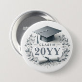 Afstuderen Cap en Diploma Klasse van de Button (Voorkant /achterkant)