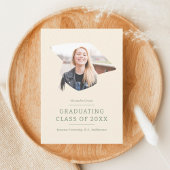 Afstuderen Cap Green 1 Foto Afstuderen Aankondiging