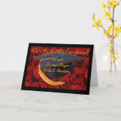 Afstuderen Cap+Rozen-Naam en graad aanpassen! Kaart (Gele Bloem)