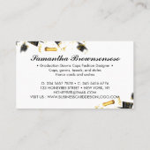 Afstuderen Caps towns kwastjes stola winkel Visitekaartje (Achterkant)