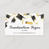 Afstuderen Caps towns kwastjes stola winkel Visitekaartje (Voorkant)