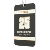 Afstuderen car Freshener, Afstudeerder, sport, Zwa Luchtverfrisser (Links)