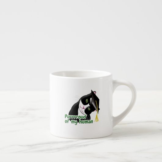 Afstuderen Cat Espresso Kop (Rechts)