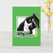 Afstuderen Cat Kaart (Gele Bloem)