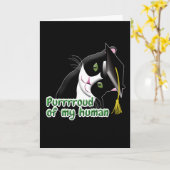 Afstuderen Cat Kaart (Gele Bloem)