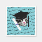 Afstuderen Cat Servet (Voorkant)