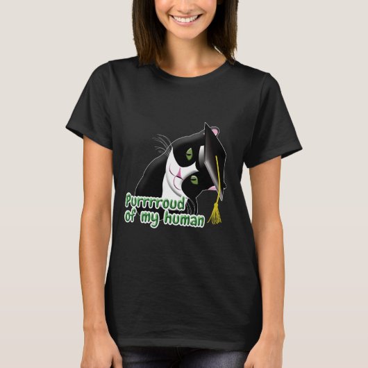 Afstuderen Cat T-shirt (Voorkant)