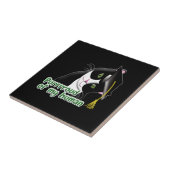 Afstuderen Cat Tegeltje (Zijkant)