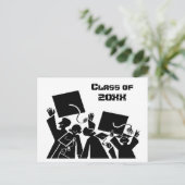 Afstuderen, categorie 20XX Aankondigingskaart (Staand voorkant)