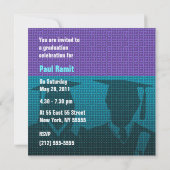Afstuderen Celebration Invitation Pet Gown Silo12 Kaart (Achterkant)