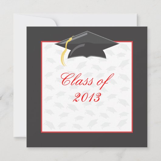 Afstuderen Celebration Party Invitation Kaart (Achterkant)