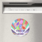 Afstuderen Celebration Petten and Balloons Magnet (Insitu (Vaatwasser))