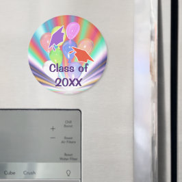 Afstuderen Celebration Petten and Balloons Magnet