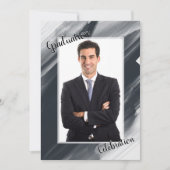 Afstuderen Celebration Photo Invitation Kaart (Voorkant)