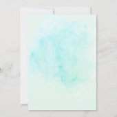 Afstuderen Celebration Strand BBQ Grill Kaart (Achterkant)