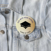 Afstuderen Ceremonie Button School Naam (In situ)