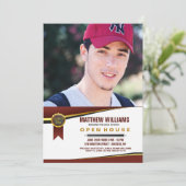 Afstuderen Certificaat Foto Uitnodiging (Staand voorkant)