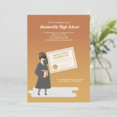 Afstuderen Certificaat Kaart (Staand voorkant)