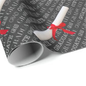 Afstuderen Chalkboard en Diploma Thema Cadeaupapier (Rol Hoek)