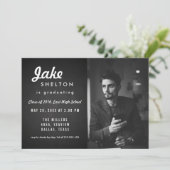  Afstuderen Chalkboard Foto Kaart (Staand voorkant)