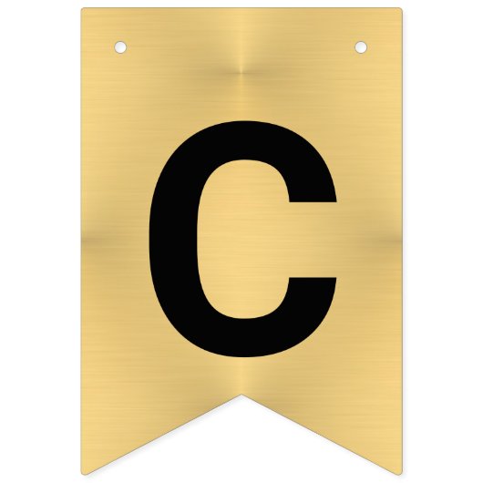 Afstuderen Chic Gold Creëer Uw klasse van Vlaggetjes (Tweede vlag)