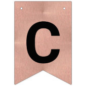 Afstuderen Chic Roos Gold Creëer Uw klasse van Vlaggetjes (Tweede vlag)