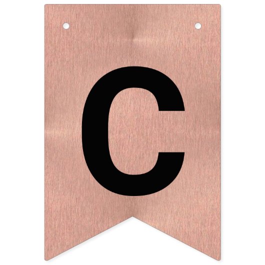 Afstuderen Chic Roos Gold Creëer Uw klasse van Vlaggetjes (Tweede vlag)