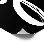 Afstuderen chic script | Eenvoudige 3 foto Keepsak Poster (Hoek)