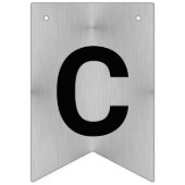 Afstuderen Chic Silver Creëer Uw klasse van Vlaggetjes (Tweede vlag)