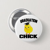 Afstuderen Chick Ronde Button 5,7 Cm (Voorkant /achterkant)