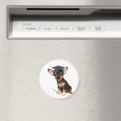 Afstuderen Chihuahua dog Magneet (Insitu (Vaatwasser))