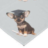 Afstuderen Chihuahua dog Tafelkleed (Gekanteld)