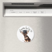 Afstuderen Chihuahua hondenmagneet Magneet (Insitu (Vaatwasser))